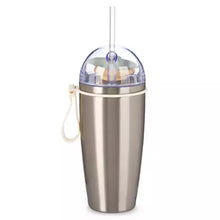 Load image into Gallery viewer, Grogu Stainless Steel Tumbler with Straw – Star Wars: The Mandalorian