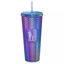 Cargar imagen en el visor de la galería, Walt Disney and Mickey Mouse ''Partners'' Geometric Starbucks® Tumbler with Straw – Disney100