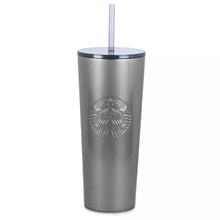 Load image into Gallery viewer, EPCOT Stainless Steel Starbucks® Tumbler with Straw