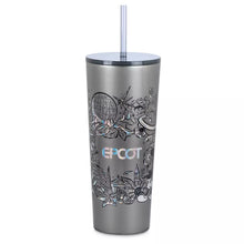 Load image into Gallery viewer, EPCOT Stainless Steel Starbucks® Tumbler with Straw