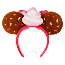 Load image into Gallery viewer, Minnie Mouse Strawberry Cupcake Disney Munchlings Ear Headband for Adults