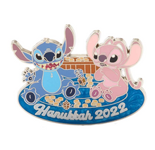 Load image into Gallery viewer, Disney Pin - Stitch And Angel Hanukkah 2022