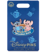 Load image into Gallery viewer, Disney Pin - Stitch And Angel Hanukkah 2022