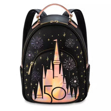 Load image into Gallery viewer, Walt Disney World 50th Anniversary Grand Finale Loungefly Mini Backpack