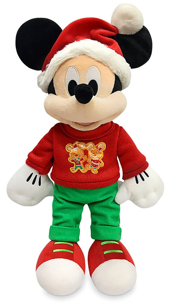 christmas mickey plush