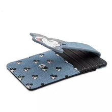 Cargar imagen en el visor de la galería, Mickey Mouse Denim Card Wallet