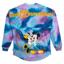 Load image into Gallery viewer, Mickey and Minnie Mouse Tie-Dye Spirit Jersey for Women – Walt Disney World 50