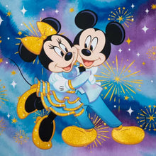 Load image into Gallery viewer, Mickey and Minnie Mouse Tie-Dye Spirit Jersey for Women – Walt Disney World 50