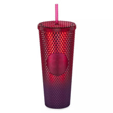 Load image into Gallery viewer, Walt Disney World Geometric Starbucks Tumbler with Straw – Red