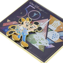 Load image into Gallery viewer, Mickey & Minnie Magnet Walt Disney World 50th Celebration