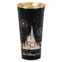 Load image into Gallery viewer, Walt Disney World 50th Anniversary Stainless Steel Travel Tumbler by Corkcicle