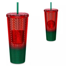 Cargar imagen en el visor de la galería, Mickey Mouse Christmas Starbucks Tumbler with Straw