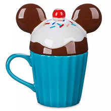 Load image into Gallery viewer, Mickey Mouse Cupcake Mug with Lid