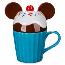 Load image into Gallery viewer, Mickey Mouse Cupcake Mug with Lid