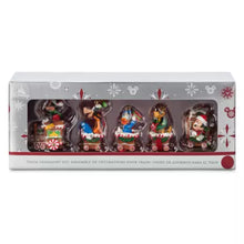 Cargar imagen en el visor de la galería, Mickey Mouse and Friends Train Ornament Set