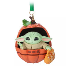 Cargar imagen en el visor de la galería, Grogu Halloween Sketchbook Ornament – Star Wars: The Mandalorian