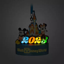 Load image into Gallery viewer, Mickey and Minnie Mouse Light-Up Ornament – Walt Disney World 2023