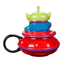 Load image into Gallery viewer, Toy Story Alien UFO Figural Mug with Lid