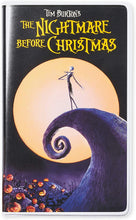 Load image into Gallery viewer, Disney Tim Burton's The Nightmare Before Christmas ''VHS Case'' Journal