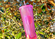 Load image into Gallery viewer, Pink 50th Anniversary Starbucks Tumbler