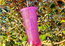 Load image into Gallery viewer, Pink 50th Anniversary Starbucks Tumbler