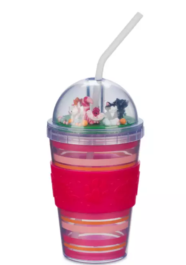 Disney Cats Dome Tumbler with Straw – Magical Travels by Amy
