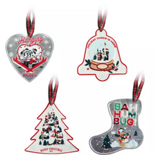 Cargar imagen en el visor de la galería, Disney Ornament Set - Holiday - Walt's Holiday Lodge - Metal