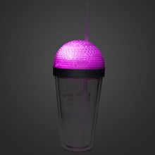 Load image into Gallery viewer, Spaceship Earth Light Up Tumbler with Straw Epcot