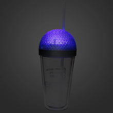 Load image into Gallery viewer, Spaceship Earth Light Up Tumbler with Straw Epcot