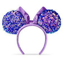 Load image into Gallery viewer, Minnie Mouse Ear Headband – Amethyst