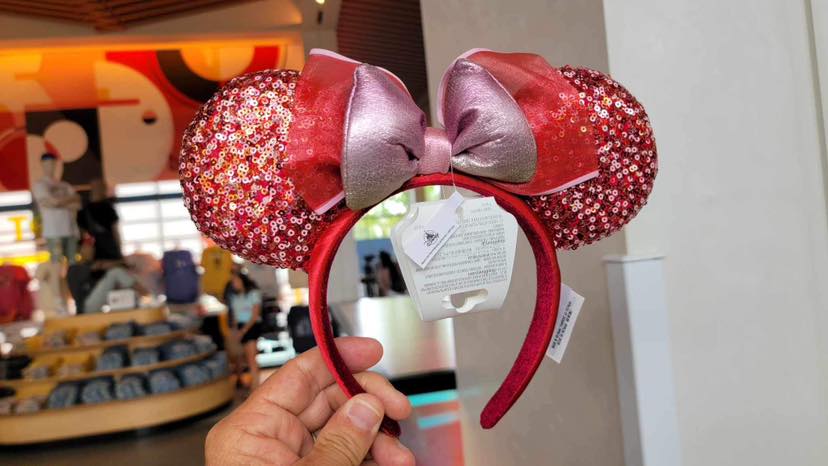 New Red and Pink Minnie Ears