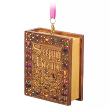 Cargar imagen en el visor de la galería, Sleeping Beauty Storybook Musical Living Magic Sketchbook Ornament

