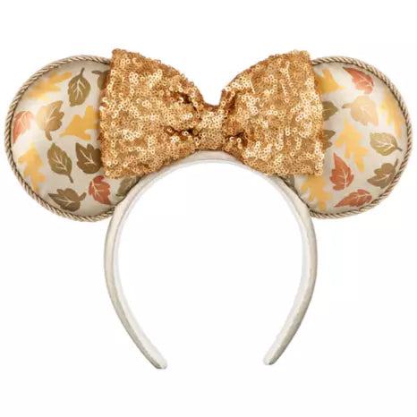 Minnie Mouse Fall Leaves Ear Headband for Adults