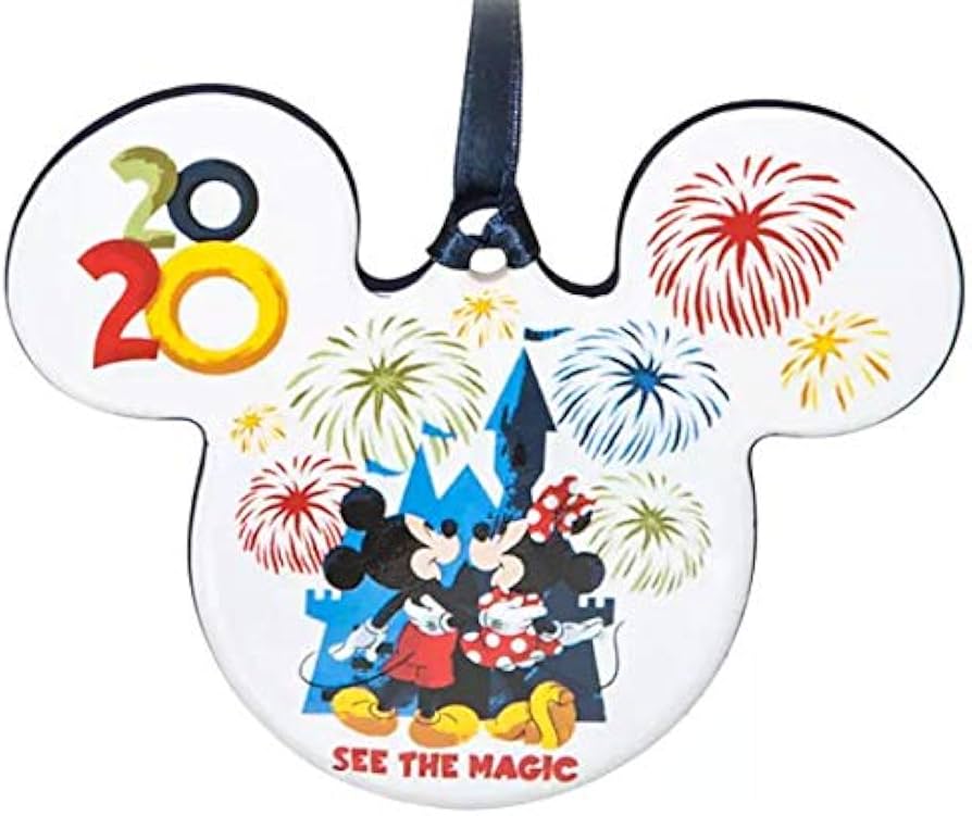 Disney Parks Ornament - Walt Disney World 2020 - Mickey Mouse and Friends Ceramic Ornament