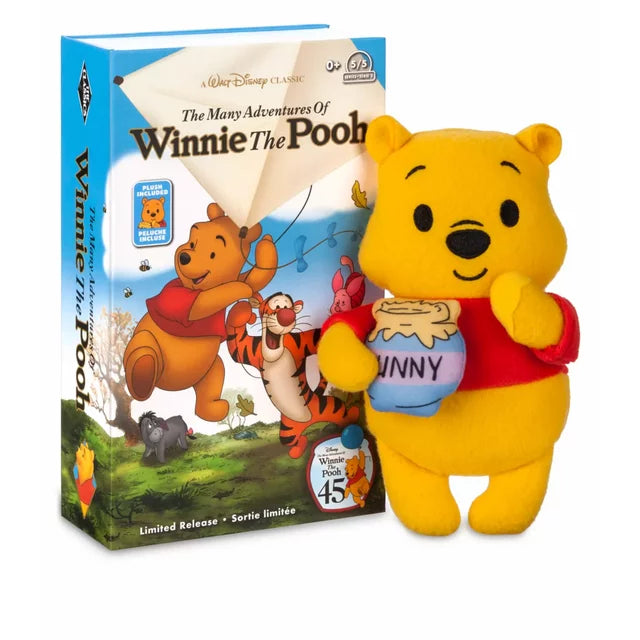 Winnie the Pooh VHS Plush – Small 8'' – Limited Release