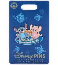 Load image into Gallery viewer, Disney Pin - Stitch And Angel Hanukkah 2022
