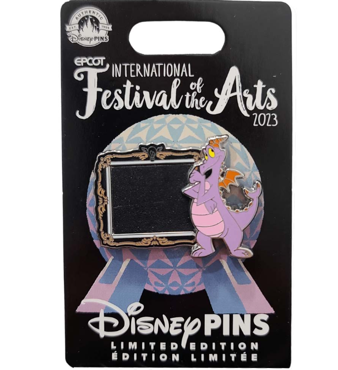2023 Disney Parks Epcot Festival Of The Arts Figment Chalk Board Art Pin