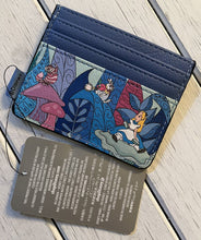 Cargar imagen en el visor de la galería, Disney Alice In Wonderland &amp; Friends Faux Leather Cardholder
