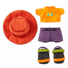 Cargar imagen en el visor de la galería, Disney nuiMOs Outfit – Orange T-Shirt with Brimmer Hat and Sandals
