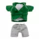 Cargar imagen en el visor de la galería, Disney nuiMOs Outfit – Green Jacket with White Shirt and Gray Sweatpants
