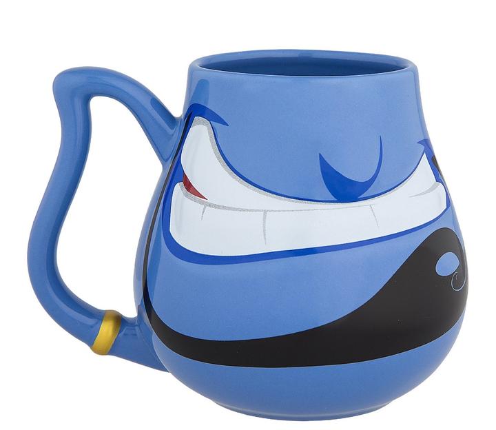 Disney Parks Aladdin Genie Face Ceramic Coffee Mug