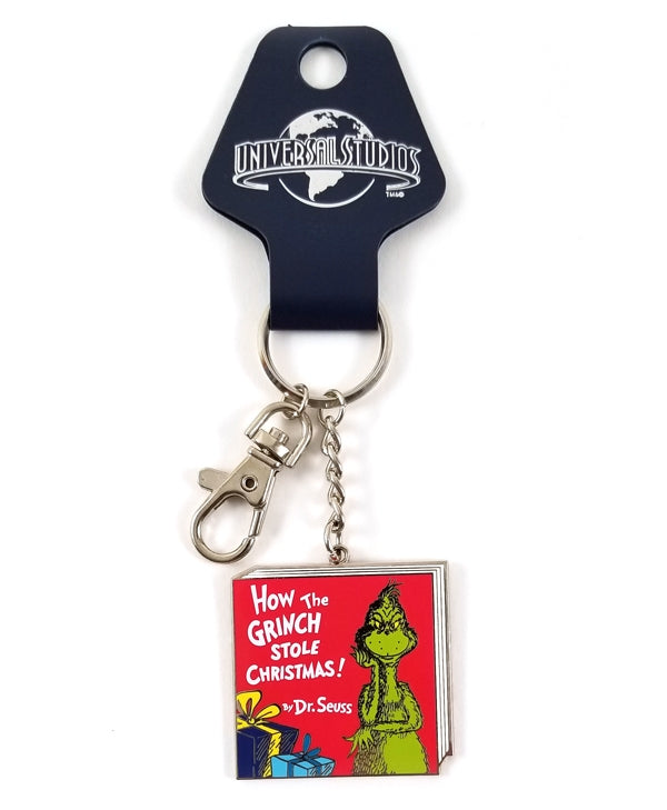 The Grinch Red How The Grinch Stole Christmas Book Cover Keychain