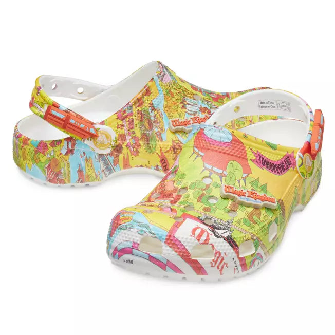 Walt Disney World Map Clogs for Adults by Crocs