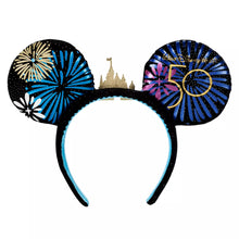 Cargar imagen en el visor de la galería, Mickey Mouse: The Main Attraction Ear Headband – Cinderella Castle Fireworks
