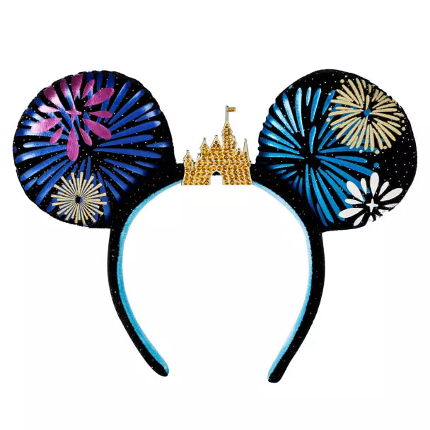 Mickey Mouse: The Main Attraction Ear Headband – Cinderella Castle Fireworks