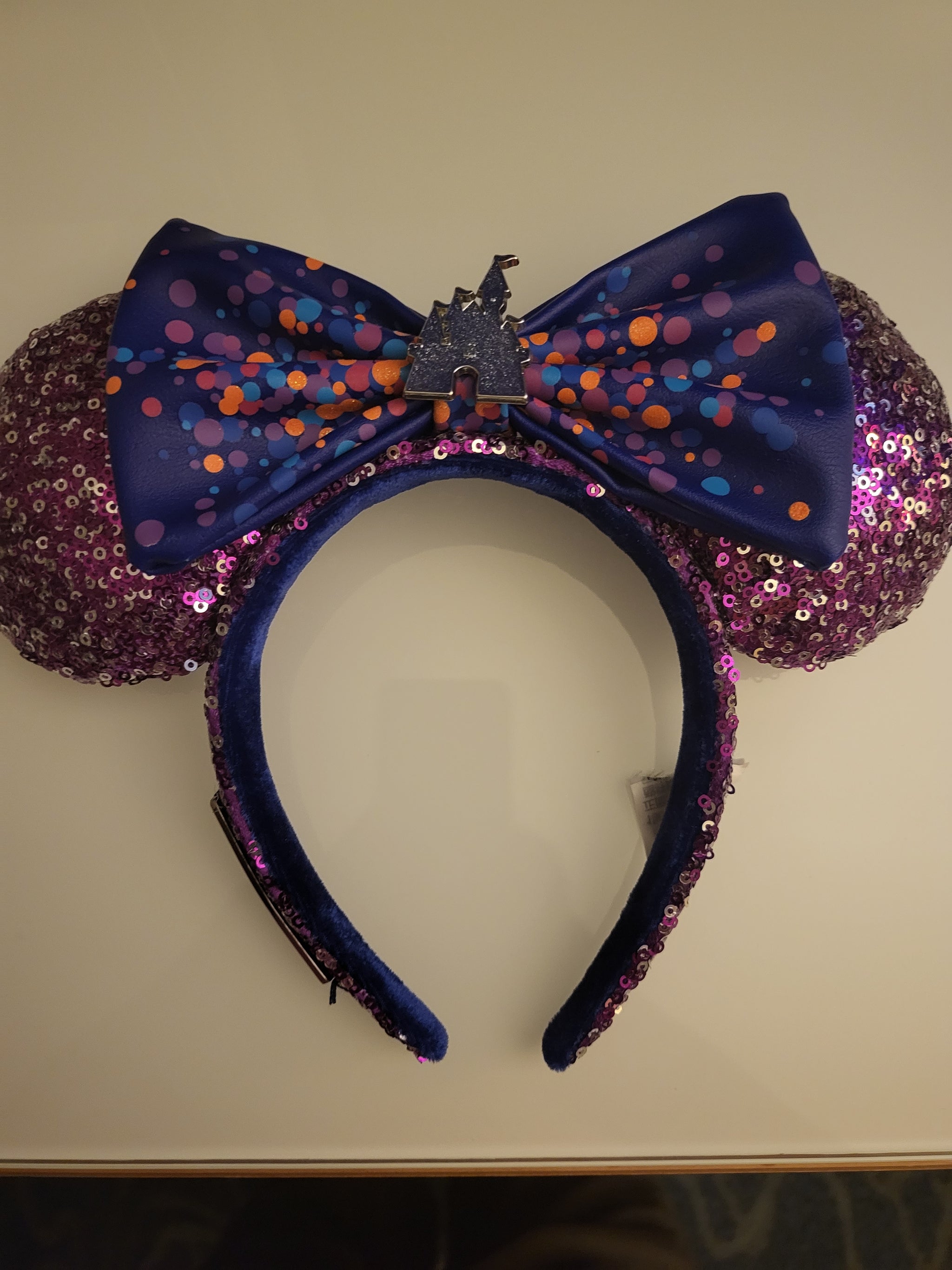 Disneyland Paris 30 Years ~ Tinker Bell & Castle Sequin Headband Amazon.co.jp: Paris Disney 30th Anniversary Goods  main image 3