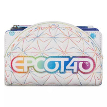 Cargar imagen en el visor de la galería, Loungefly Wallet del 40 Anniversary de EPCOT
