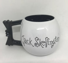 Cargar imagen en el visor de la galería, Disney Parks Jack Skellington Handle Ceramic Coffee Mug
