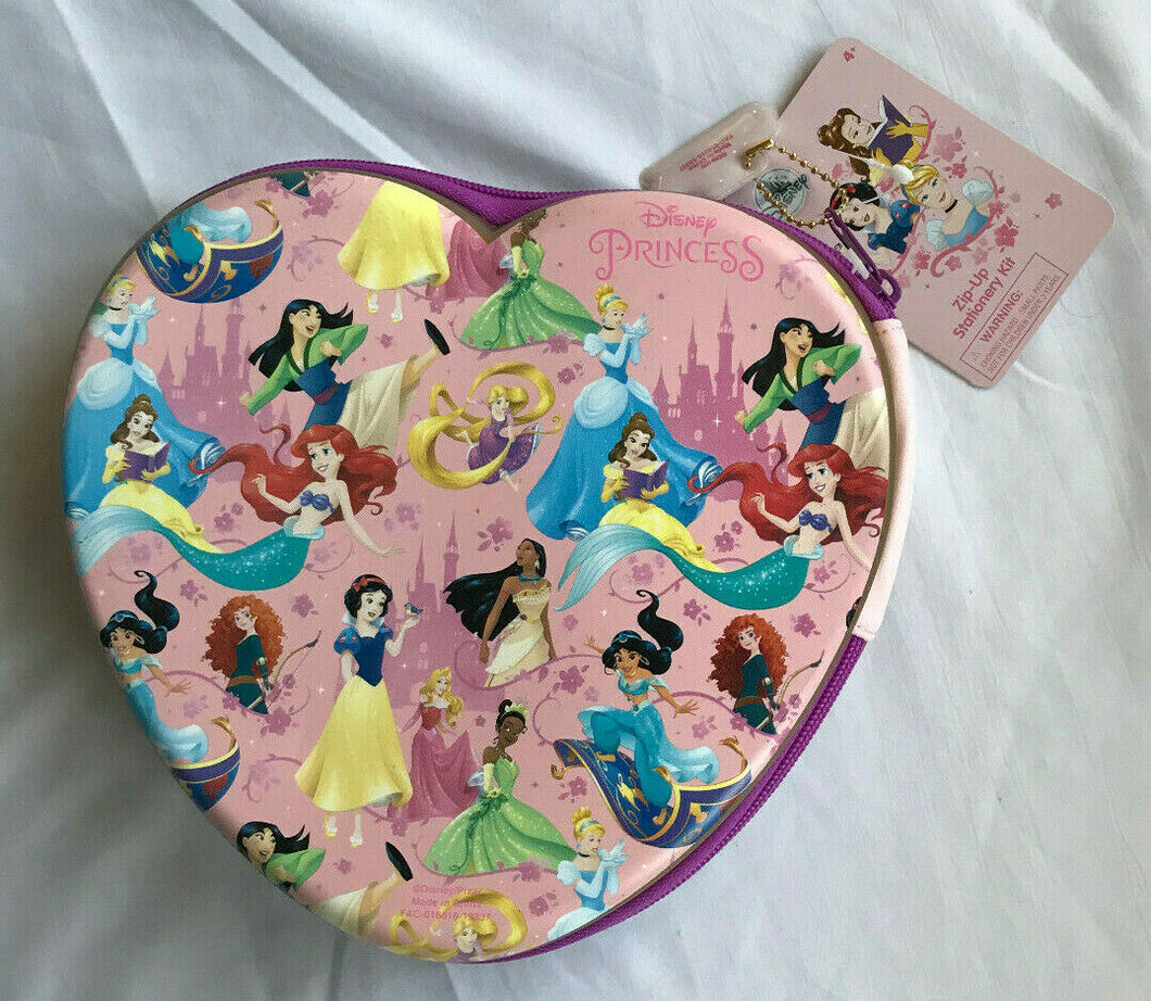 Disney store Princess Zip up stationery Kit