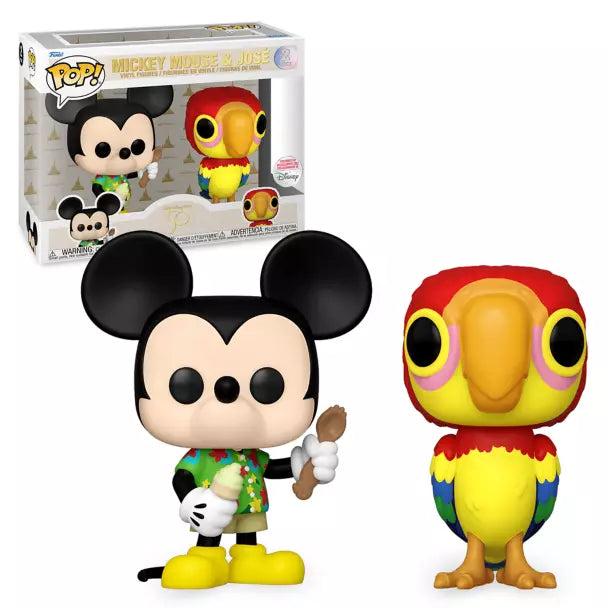 Mickey Mouse and José Funko Pop! Bobble-Head Set – The